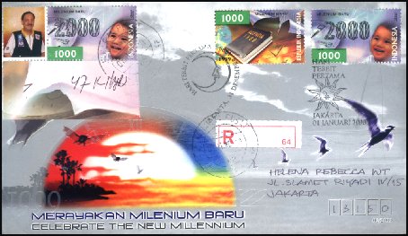Millennium Stamp on Cover
