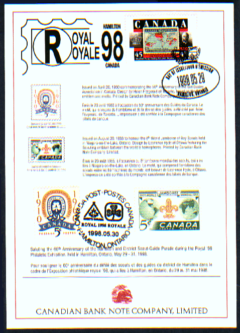 Royal '98 Souvenir Card