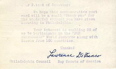UXC7 First Day Cachet B-14c Reverse