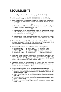 1963 Requirements Page