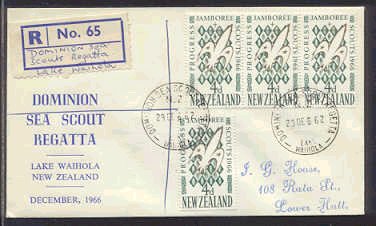 New Zealand Registered Cover 1966