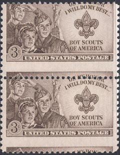US #995 Perforation Variety