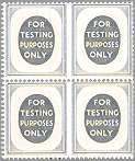 UK 1957 Testing Labels