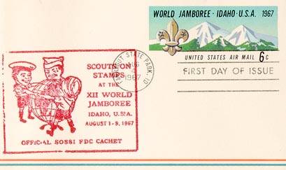 UXC7 First Day Cachet B-7c