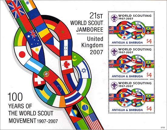 Antigua Barbuda 100 Years of Scouting