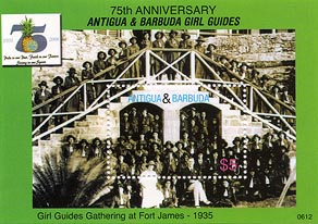 Antigua Barbuda 75th Girl Guide B