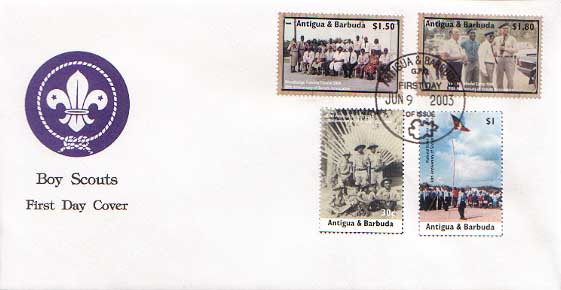 Antigua Barbuda 90th FDC A