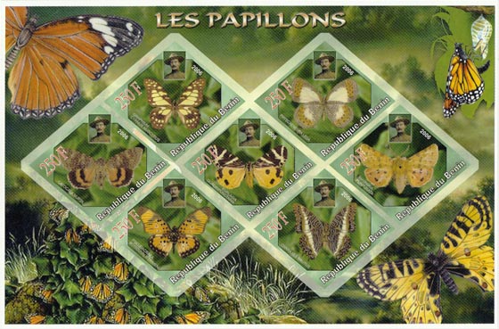 Benin Papillon Imperf