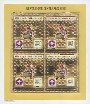 Central Africa Gold Foil