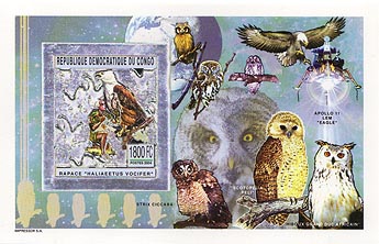 Congo Owl Silver Foil Imperf