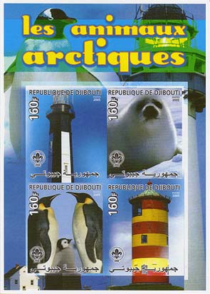 Djibouti Arctic Animals Imperf