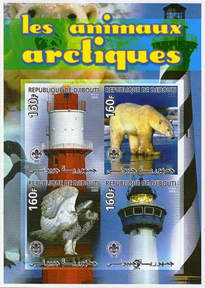 Djibouti Arctic Animals Imperf
