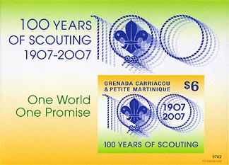 Grenada Carriacou & Petite Martinique Scouting Anniversary SS Imperf