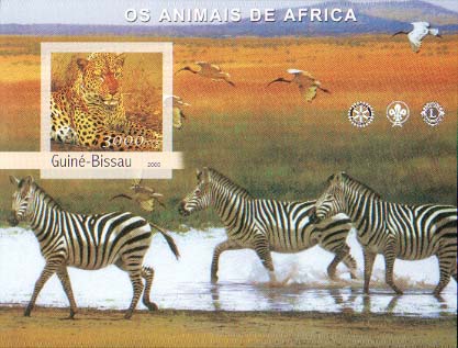 Guinea Bissau Animal 3000 Imperf