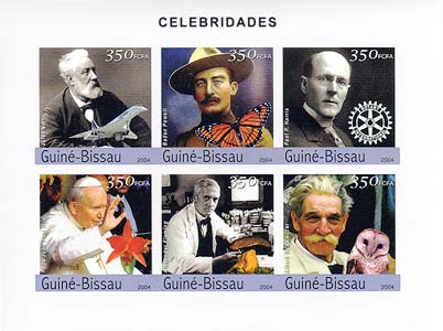 Guinea Bissau Celebrities Baden-Powell Imperf