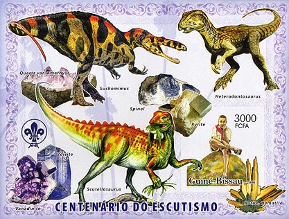 Guinea Bissau 100 Years Dinosaurs SS Imperf