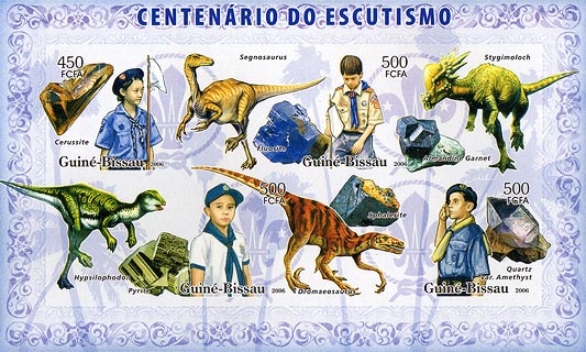 Guinea Bissau 100 Years Dinosaurs Imperf