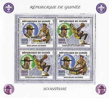 Guinea Republic Chess & Basketball Silver