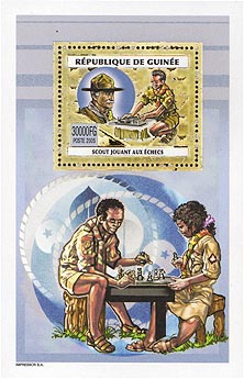 Guinea Republic Chess Gold