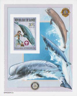 Guinea Republic Whale A Imperf