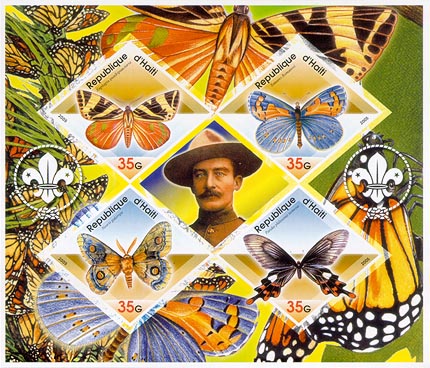 Haiti Butterflies Imperf