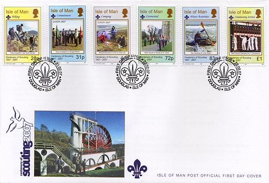 Isle of Man Set FDC