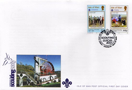 Isle of Man Europa FDC