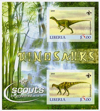 Liberia Dinosaurs A Imperf