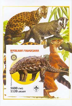 Madagascar Pre-historic Animals Imperf