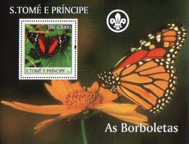 St. Thomas & Prince Butterfly 43000