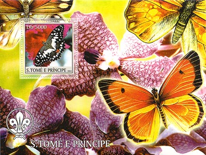 St. Thomas & Prince Butterfly B