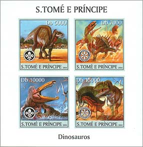St. Thomas & Prince Dino Imperf