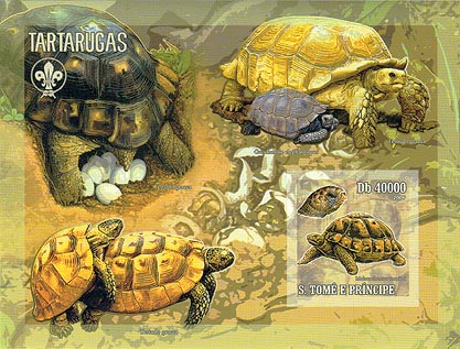 St. Thomas & Prince Turtle Imperf