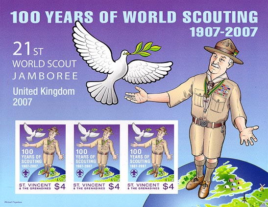 St. Vincent & the Grenadines Scouting Anniversary Imperf