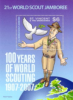 St. Vincent & the Grenadines Scouting Anniversary SS