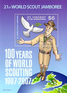St. Vincent & the Grenadines Scouting Anniversary SS