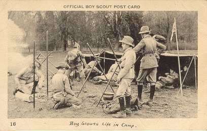 Boy Scouts Life in Camp