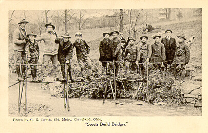 Scouts Build Bridges