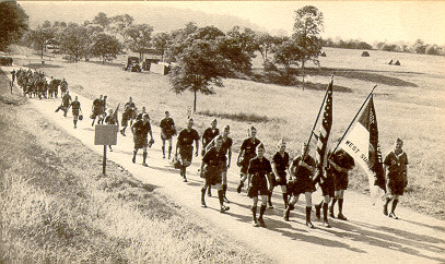 First Contingent of Scouts to Arrive