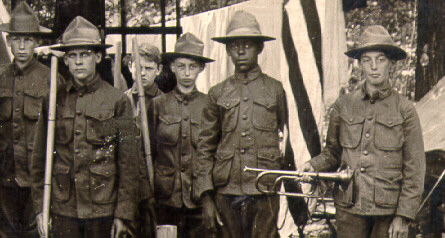 Bugler At Camp Gillespie, Black River, NY