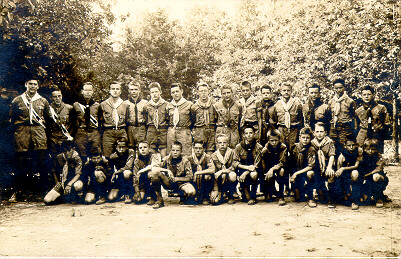 Scout Troop at Summer Camp - Missouri