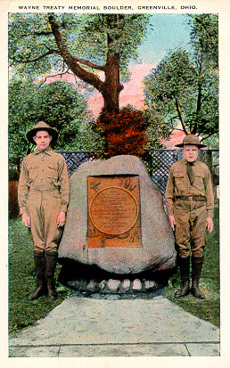 Wayne Treaty Memorial Boulder