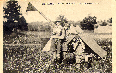 Signaling - Camp Rotary, Uhlertown PA