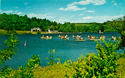 Boating on the Lake