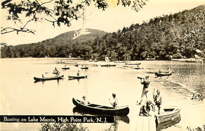 Boating on Lake Marcia, High Point Park, NJ