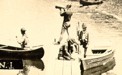 Boating on Lake Marcia, High Point Park - Detail