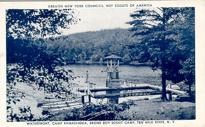 Waterfront at Camp Ranachqua - The Bronx Camp