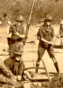 Helping in the Devastated Regions of France - 1920