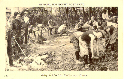 #18 - Boy Scouts Cleaning Camp