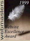 Webmasters Website Excellence Award 1999 